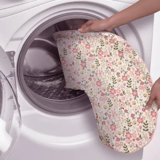 Boppy Organic Original Support Nursing Pillow Cover - Blush Garden image {4}