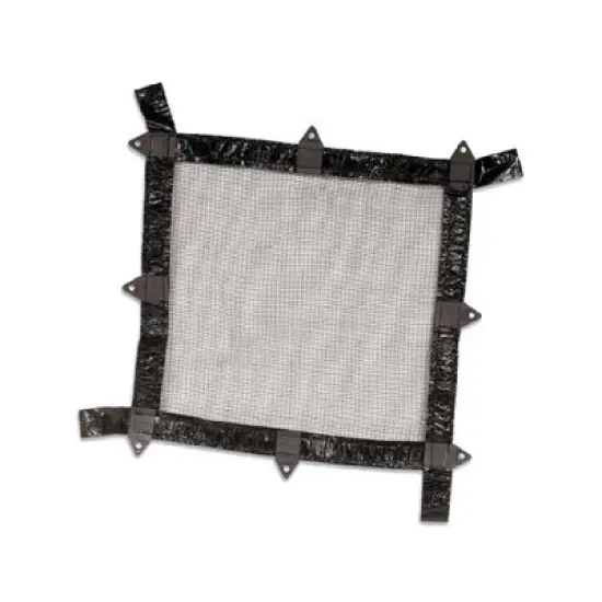 Swimline Deluxe Rectangular In-Ground Pool Closing Leaf Net Cover 12' x 24' - Black image {1}