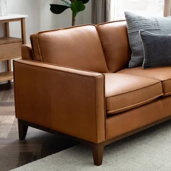 Chatfield Loveseat Chestnut Brown - New Heights image {3}