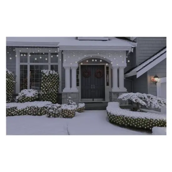 ProductWorks Outdoor 150 LED-Micro Bulbs Net Lights on Clear Wire, 8-Function Controller, 4ft x 6ft image {5}