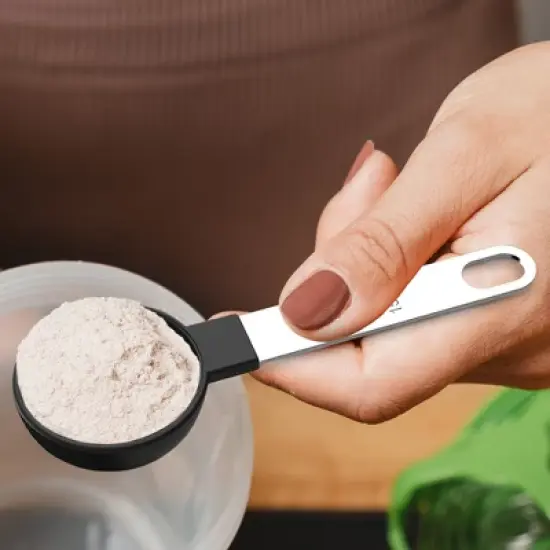 Cheer Collection 10-Piece Measuring Cups & Spoons Set &ndash; Stainless Steel Handles, Nesting Design, Dishwasher Safe, BPA-Free image {3}