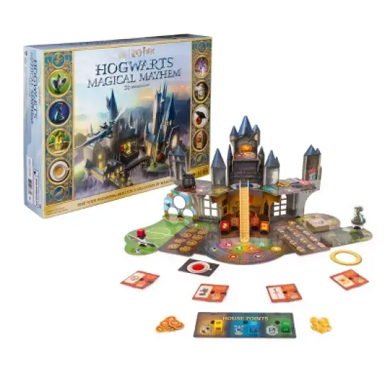 Spin Master Games Wizarding World Harry Potter Hogwarts Magical Mayhem 3D Board Game. Harry Potter Game for Families, Adults, & Kids image {8}