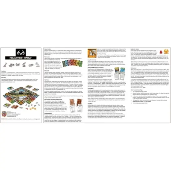 MasterPieces Opoly Family Board Games - RealTree Opoly image {4}