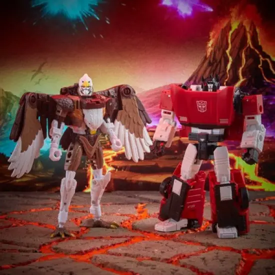 WFC-K42 Sideswipe and Maximal Skywarp Deluxe Class | Transformers Generations War for Cybertron Kingdom Chapter Action figures image {3}