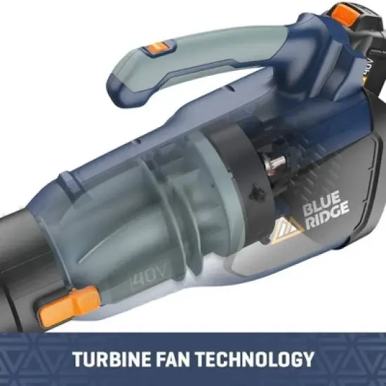 Blue Ridge BR8560U 40V MAX Cordless 450CFM Turbine Leaf Blower image {4}