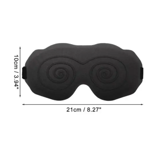 Unique Bargains Soft Curved Shape 3D Eye Mask 1 Pc image {3}