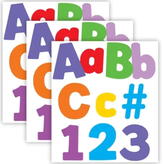 Carson Dellosa Education Color Splash Combo Pack EZ Letters, 219 Pieces Per Pack, 3 Packs image {5}