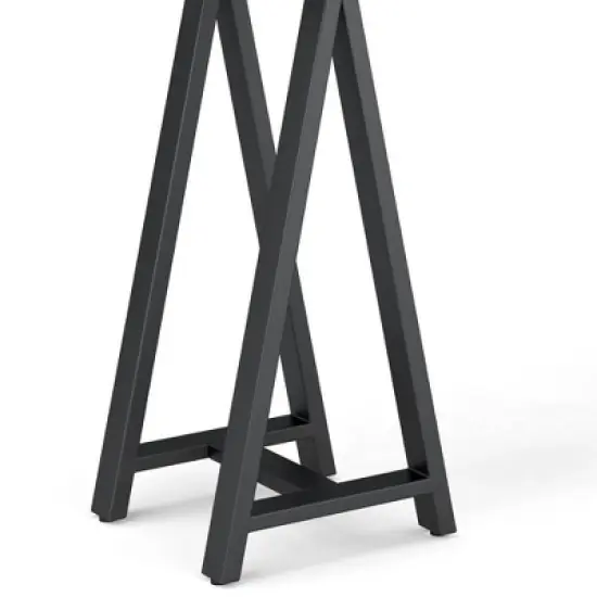 Hawkins Metal/Wood Console Sofa Table Walnut - WyndenHall image {3}