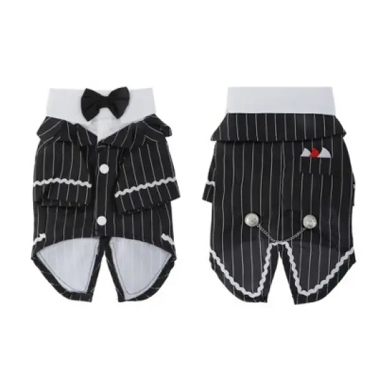 Unique Bargains Cat Apparel Black 1 Pc image {2}