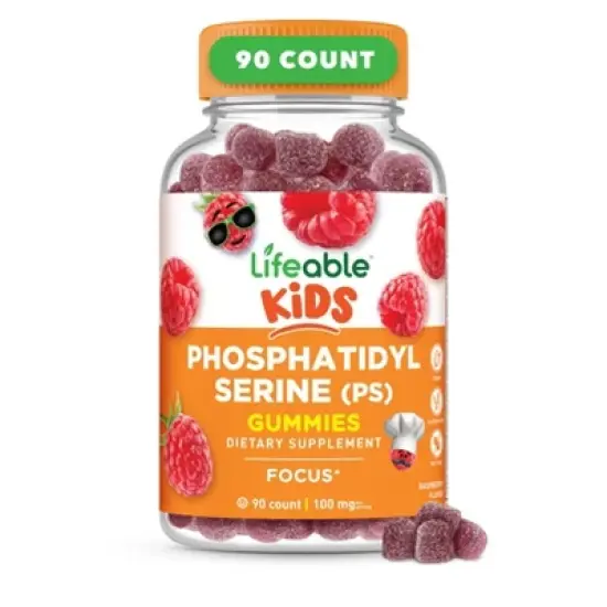 Lifeable - Phosphatidyl Serine (PS) - Kids - 90 Gummies image {9}