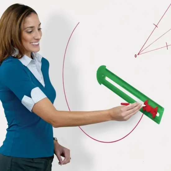 Learning Resources Bullseye Classroom Demonstration Compass, Geometric Shapes Assistant image {2}