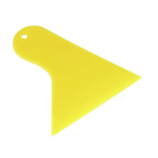 Unique Bargains Plastic Car Window Film Scrapers Yellow 2 Pcs image {2}