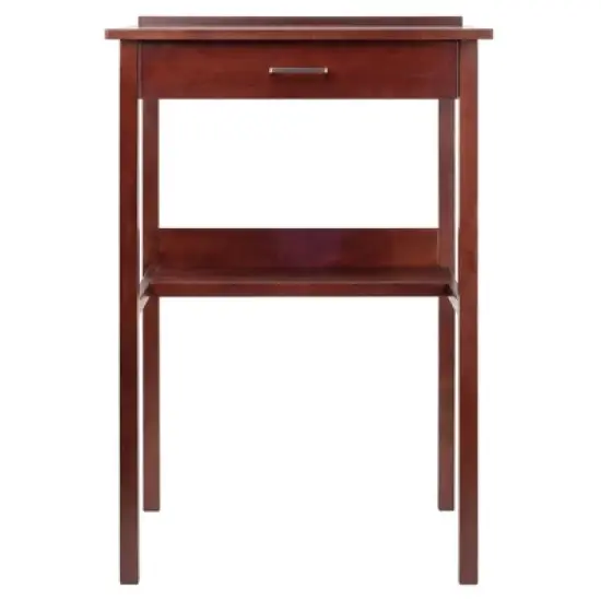 Ronald High Desk Walnut - Winsome image {2}