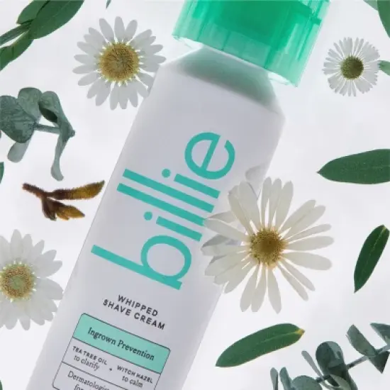 Billie Ingrown Prevention Whipped Shave Cream - Witch Hazel + Tea Tree - 6.5 fl oz image {2}