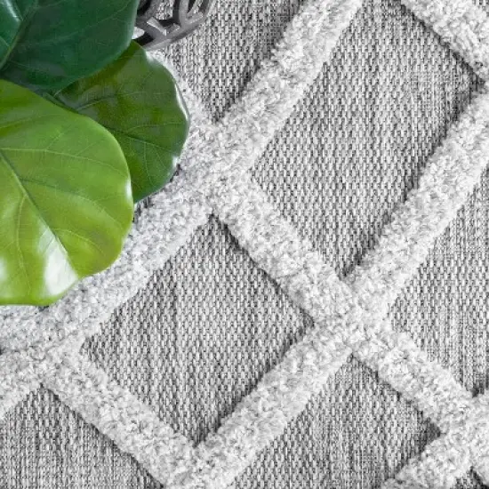 nuLOOM Carly Raised Fishnet Trellis Area Rug image {6}