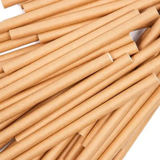 Bright Creations 100 Packs Mason Bee Nesting Tubes Refills and Inserts, Outdoor Garden Bees Cardboard Tube Refillable Mason Bee Nest House, 8mm & image {5}