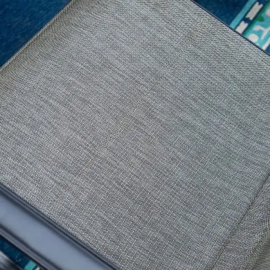 7pc Patio Dining Set with Rectangle Table with 2.6" Umbrella Hole & Steel C-Spring Arm Chairs - Captiva Designs image {7}