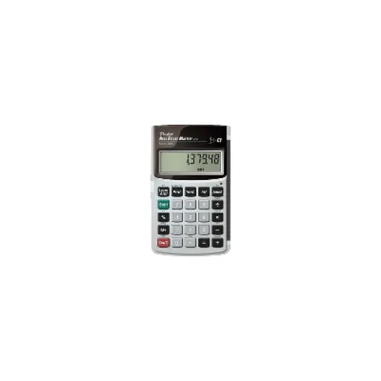 Calculated Industries 3400 (3400) Real Estate & Mortgage Financial Calculator Silver and Black image {1}