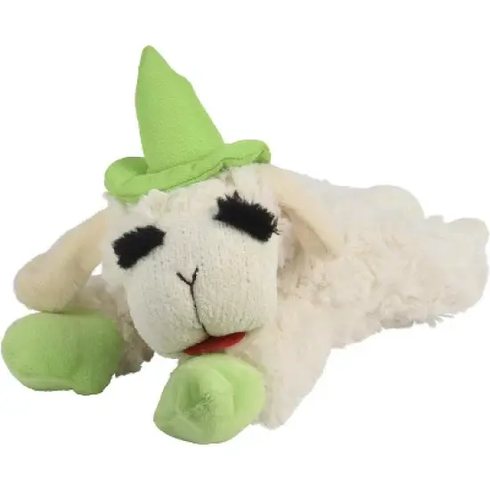 Multipet Lamb Chop with Witch Hat 10.5" - White image {2}
