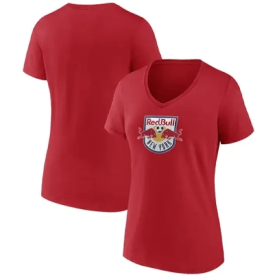 MLS New York Red Bulls Women's V-Neck T-Shirt image {3}
