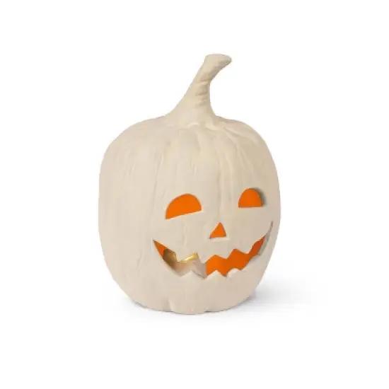 Terracotta Pumpkin LED Cream - Bullseye's Playground&trade; image {1}