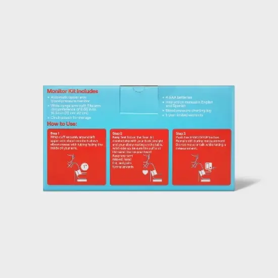 Upper Arm Blood Pressure Monitor - up&up&trade; image {2}