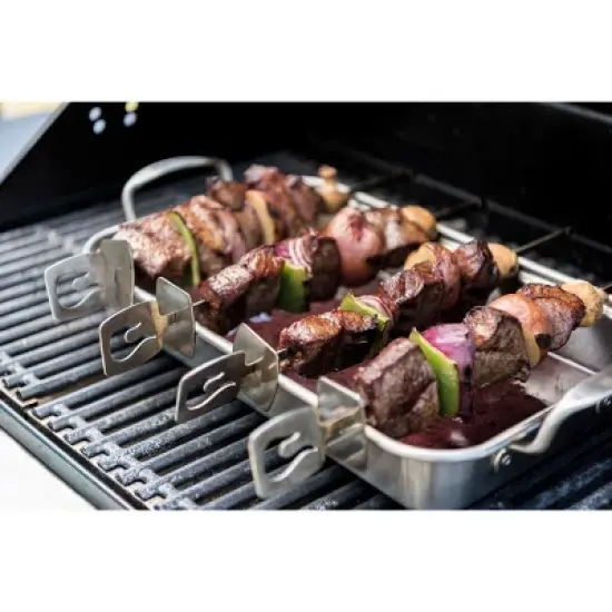 Char-Broil 4pk Grill Rust-Resistant Cookware Stainless Steel Skewers image {8}