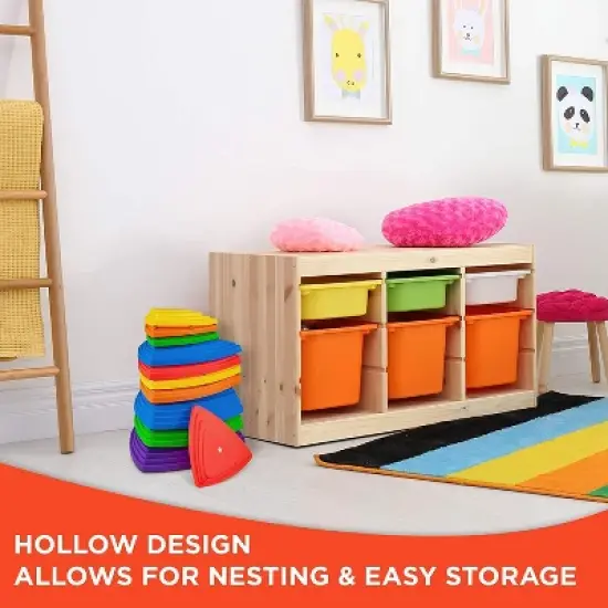 Sunny & Fun Balance Stepping Stones Obstacle Course for Kids - 11 pcs. image {5}