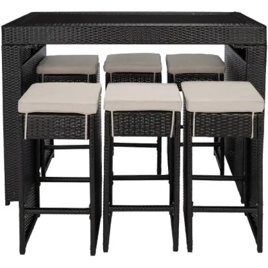 Horus Dining Set - Outdoor - PAT7502 - Safavieh image {12}