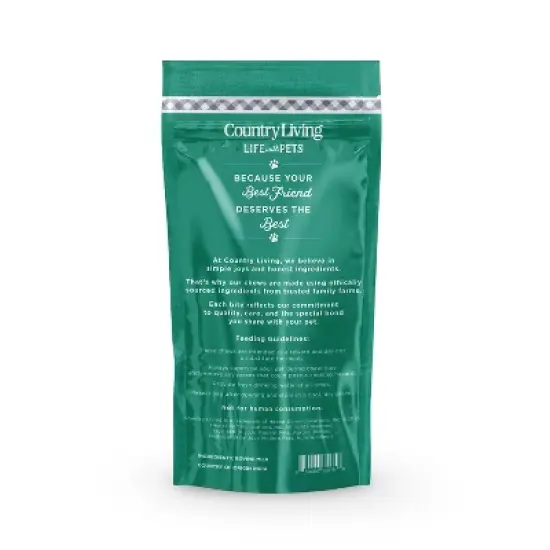 Country Living Natural Yak Cheese Chew Bars for Dogs &ndash; Large Size (2 per Bag) image {2}