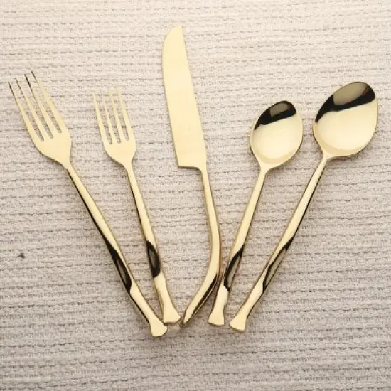 Twig PVD 5 Pc. Flatware Set image {1}