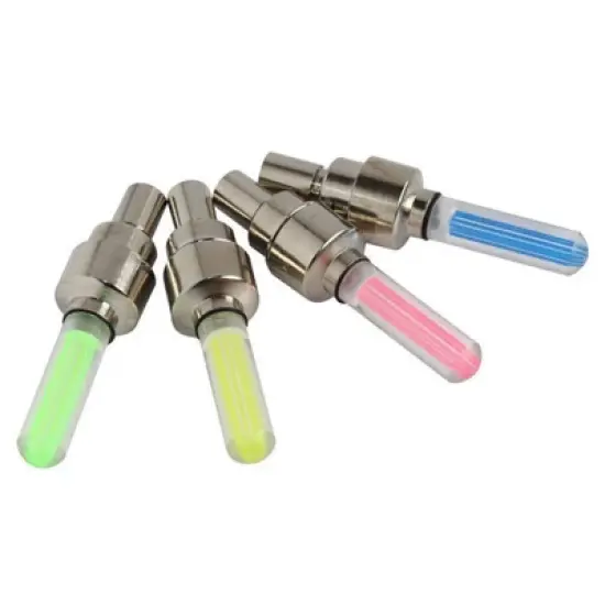 Motion Activated LED Flash Tyre Wheel Valve Cap Light for Car Bike Motorbicycle image {7}