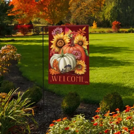 Briarwood Lane Fall Garden Flag 12x18 For Outdoor Fall Beauty Floral For Fall Garden Flag Flags For Outside image {3}
