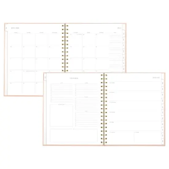 Sugar Paper Essentials 2026 10.25"x8.813" Large Hardcover Pink Badge image {2}