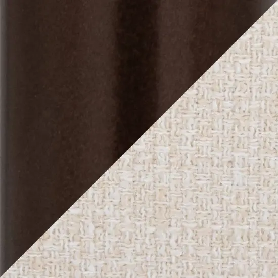 LumiSource Renee Noise Fabric Air Chair Copper Metal/Cream image {5}