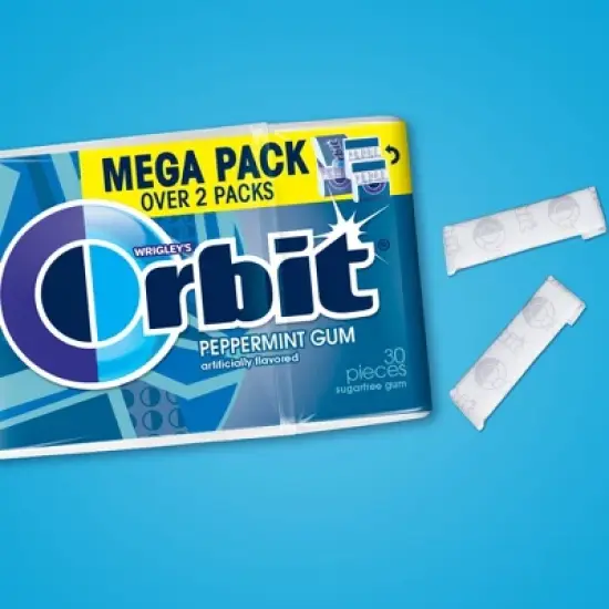 Orbit Gum Sugar-Free Peppermint Chewing Gum - 30ct image {2}