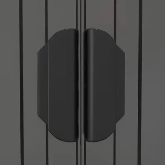 vidaXL Garden Shed Light Gray Galvanized Steel Large Garden Shed - 75.6" x 107.9" x 87.8" image {6}