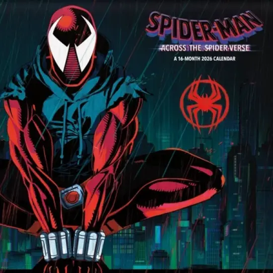 Marvel 2026 Spider-Man Across the Spider Verse 12"x12" Wall Calendar image {7}