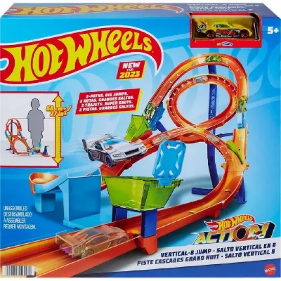 Hot Wheels Action Vertical-8 Jump Track Set image {5}