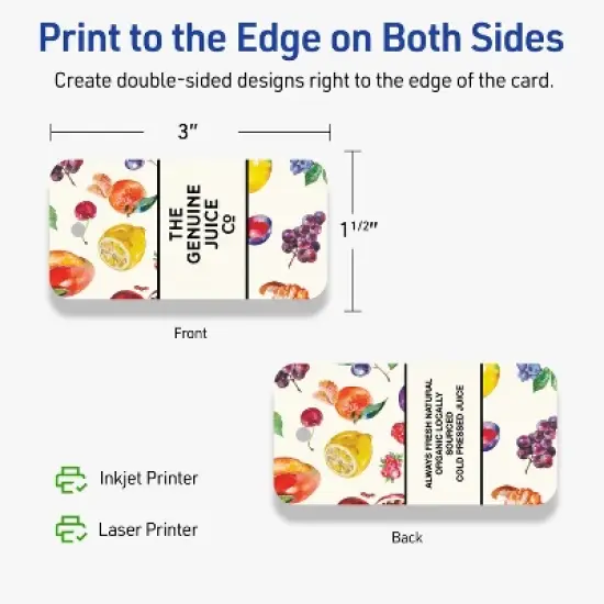 Avery Rounded Price Tags, 1-1/2" x 3", Matte Ivory, 100 Total image {5}