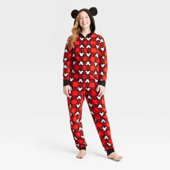 Women's Disney 100 Mickey Mouse Union Suit - Red image {2}