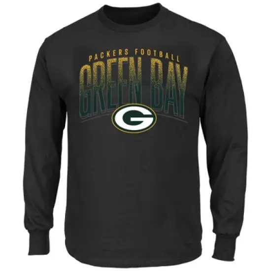 NFL Green Bay Packers Men's Big & Tall Long Sleeve Cotton Core T-Shirt image {3}