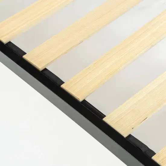 14" Narrow Twin Mia Platform Bed Frame Black - Zinus image {2}