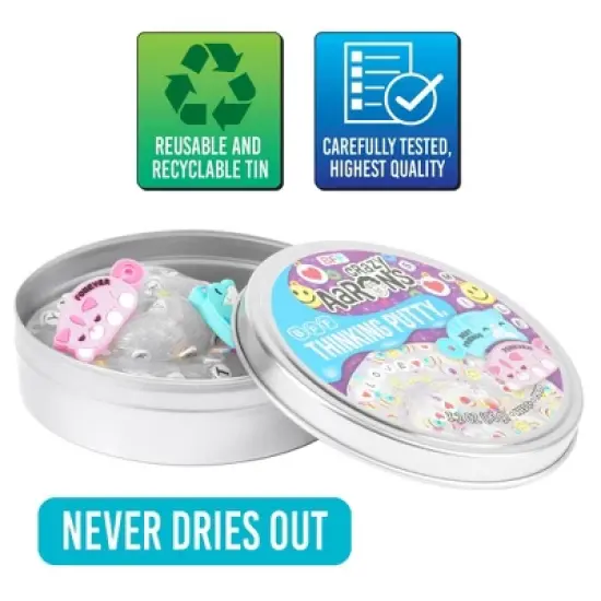 Crazy Aaron's 3.5" Thinking Putty Tin: Enhances Gross Motor Skills, Fosters Creative and Sensory Development image {5}
