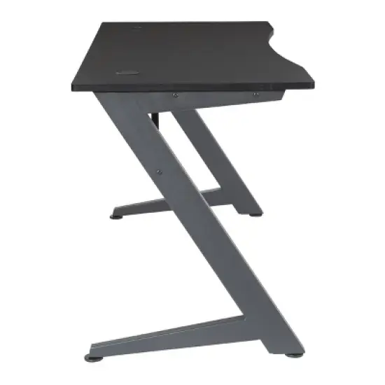 Beta Battlestation Gaming Desk Black - OSP Home Furnishings image {3}