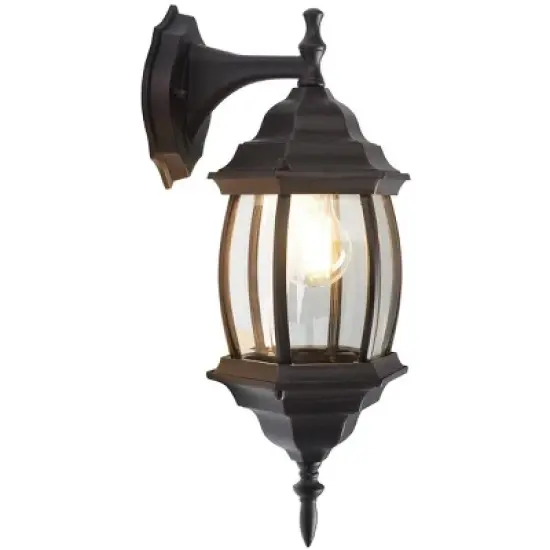 Grazia 6.5" Outdoor Sconce (Set of 2) - PLT7002 - Bronze - Safavieh image {3}