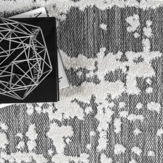 nuLOOM Adley Textured Abstract Indoor/Outdoor Patio Area Rug image {5}