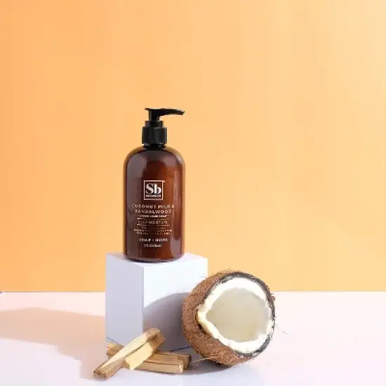 SoapBox - Coconut Milk & Sandalwood Liquid Hand Soap Deep Moisture 12 Oz image {2}