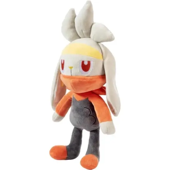 Pok&eacute;mon  12-Inch Raboot Plush - Officially Licensed - Sword & Shield Scorbunny & Cinderace Evolution - Great Gift for Kids, Boys, Girls image {3}