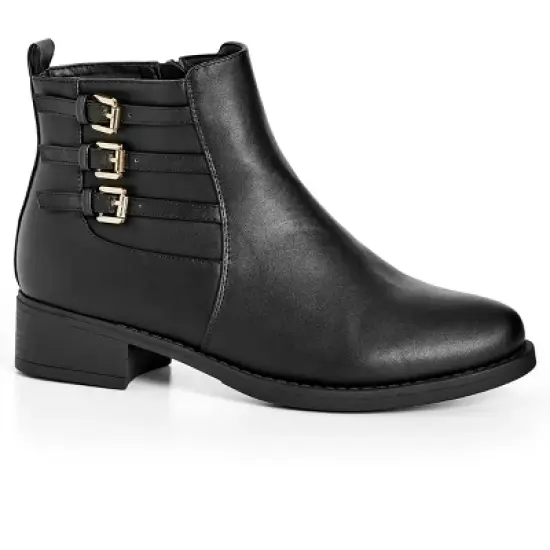 Women's WIDE FIT Emilia Ankle Boot - black | CLOUDWALKERS image {3}